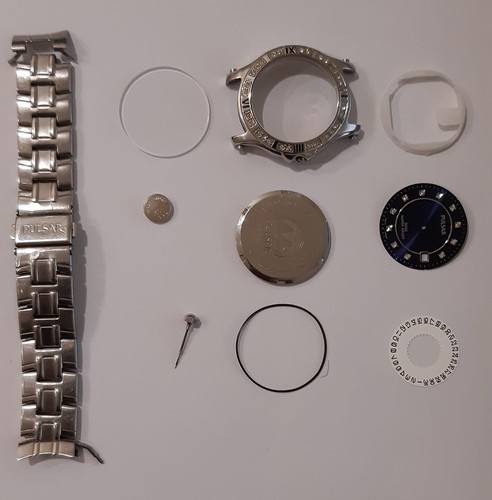 Watch crystal crown stem case - watch,