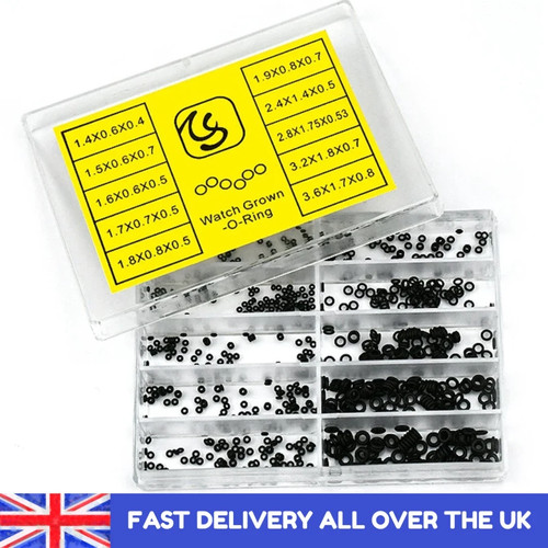 Mini rubber ring watch crown - rubber,